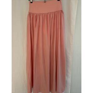Halara Breezeful High Waist Split Flowy Quick Dry Maxi Skirt Pink Size S NWT